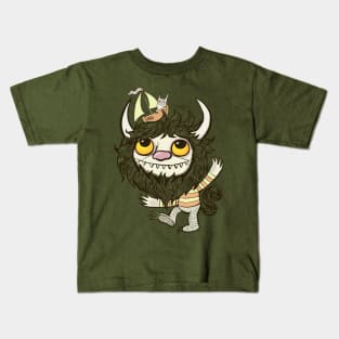 An Ode To Wild Things Kids T-Shirt